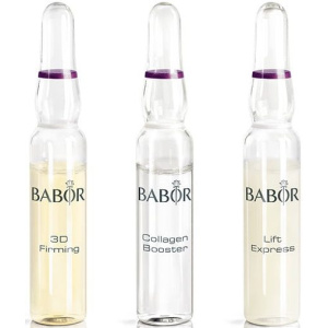 Babor Ampoule Concentrates Lift and Firm reduserer synlig dybden på fine linjer og rynker, og gir huden øyeblikkelig et jevnere og fastere utseende – løfteeffekten skaper jevnere hud på et øyeblikk.