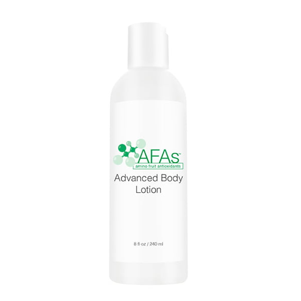 AFAs Targeted Solutions Advanced Body Lotion er en kraftig behandling som forbedrer fuktighetsretensjon, elastisitet og hudtekstur på solskadet hud – for alle hudtyper.