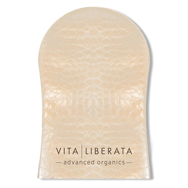 Vita Liberata Gold Tanning Mitt påføringshanske er designet med supermjuke materialer for å gi en jevn applikasjon for en streiffri brunfarge.