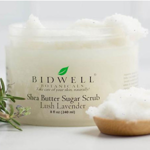 Bidwell Botanicals – Sugar Scrub – Lush Lavender – 240 ml