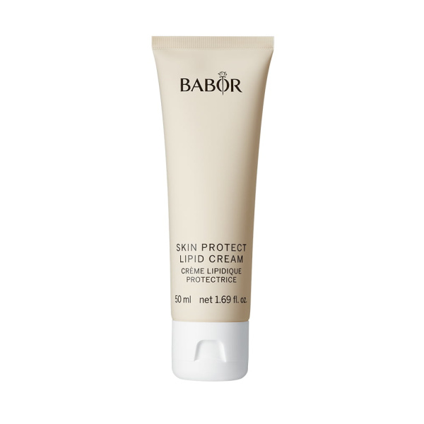 Babor Skin Protect Lipid Cream er en beskyttende og fuktighetsgivende ansiktskremen som gir næring til hud som er spesielt stresset om vinteren av kulde, vind og tørr oppvarmet luft og etterlater en rik, matt lipidfilm som beskytter og pleier den intensivt.
