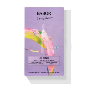 Babor Lifting Amulle Set støtter hudens fasthet og jevner ut linjer og rynker. Får ansiktskonturene til å virke mer definerte ved regelmessig bruk. Limited edition.
