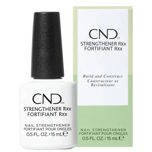 CND Strengthener Rxx Fortifiant Rxx er en skånsom og næringsrik negleforsterker for svake eller skadde negler.