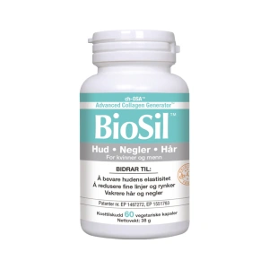 BioSil kapsler, 60 stk er et kosttilskudd/skjønnhetstilskudd, eller nutrikosmetikk.