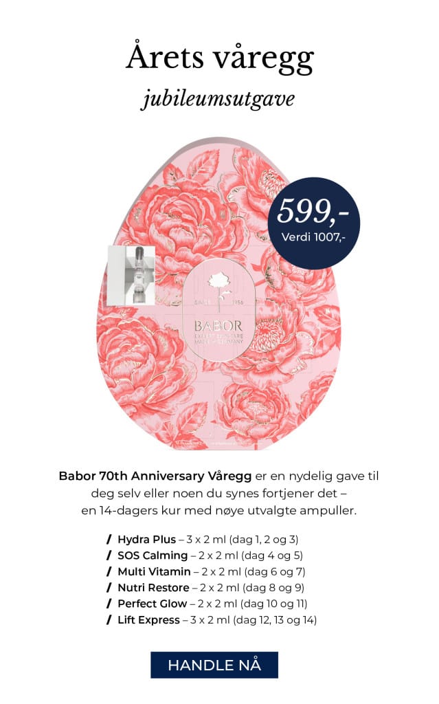 Babor 70 år Våregg