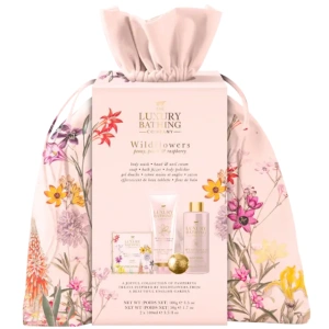 The Luxury Bathing Company Wildflowers Weekend Essentials Kit
